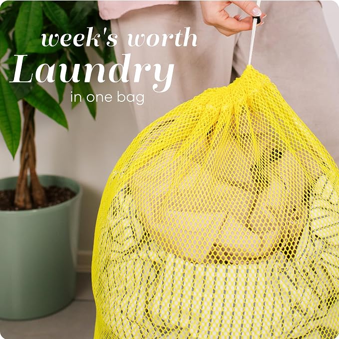 Handy Laundry Mesh XL Laundry Bag 24"x36" 2-Pack, Heavy Duty - Image 3