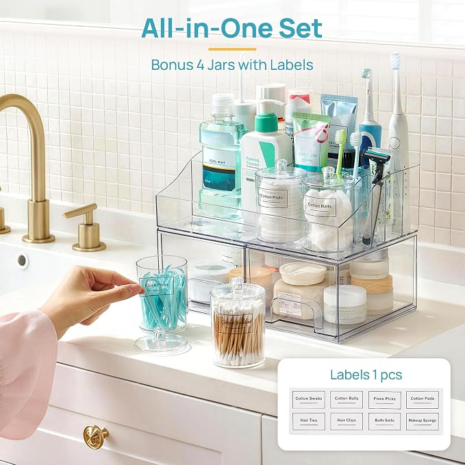 Vtopmart 7 PCS Bathroom Countertop Organizer - Image 5
