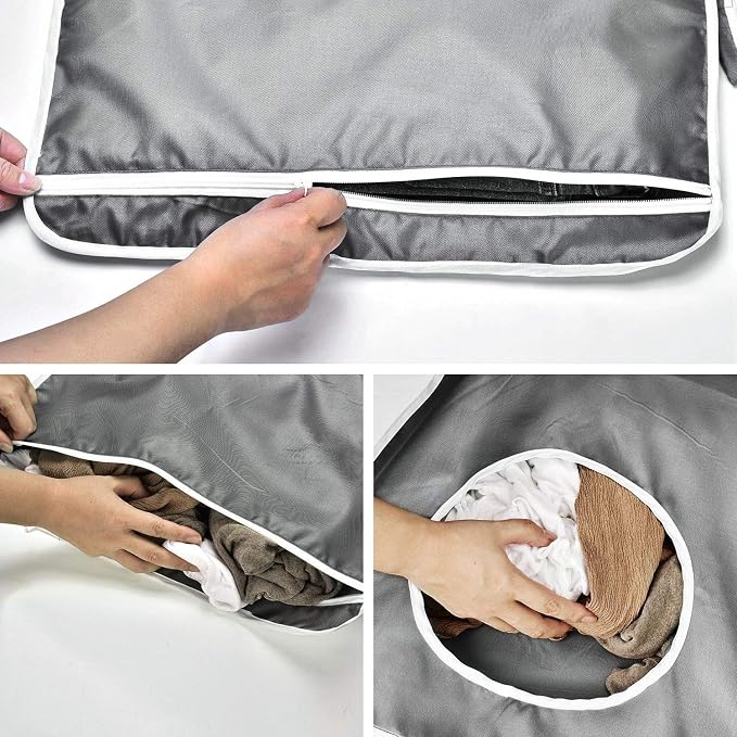 Durable hanging laundry hamper bag Behind door Space Saving - Image 6