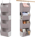 Hanging Closet Organizer 4-Shelf Wide Trapezoid, Heather Grey | Hanging Clothes by coastalrose