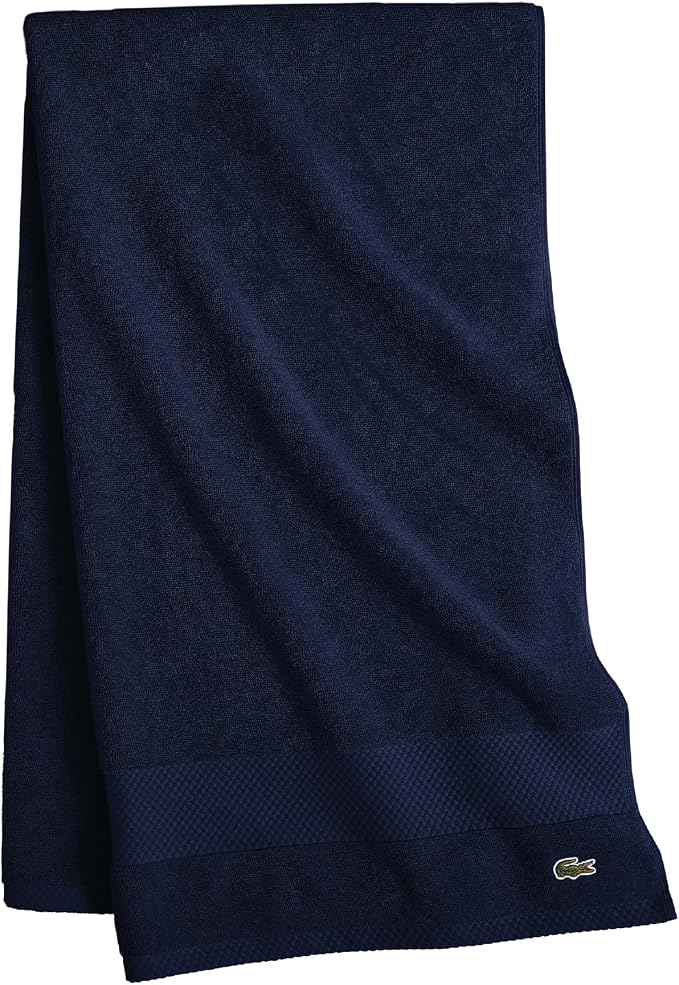 Lacoste Heritage 100% Supima Cotton Bath Sheet 35" x 70", Premium Super Soft by Unknown