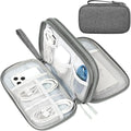 FYY Electronic Organizer, Travel Tech Pouch Bag, Dark Grey | Wrist Strap by FYY