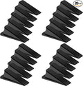 Crosize 20 Pack Door Stoppers for Bottom of Door, Premium Rubber Door Stops by Crosize