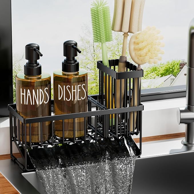 MASADI Kitchen Dish Soap Dispenser Set - Image 5