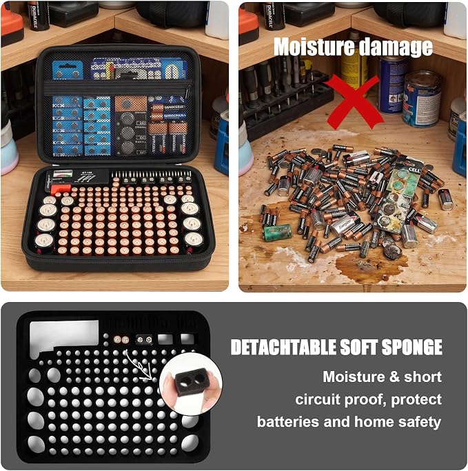 Comecase Battery Organizer Storage Case - Image 3