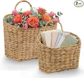 84ECO Set of 2 Wicker Hanging Baskets by 84ECO