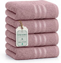 Core 4-Piece Cotton Towel Set for The Bathroom – Soft, by HomeBurgTowels