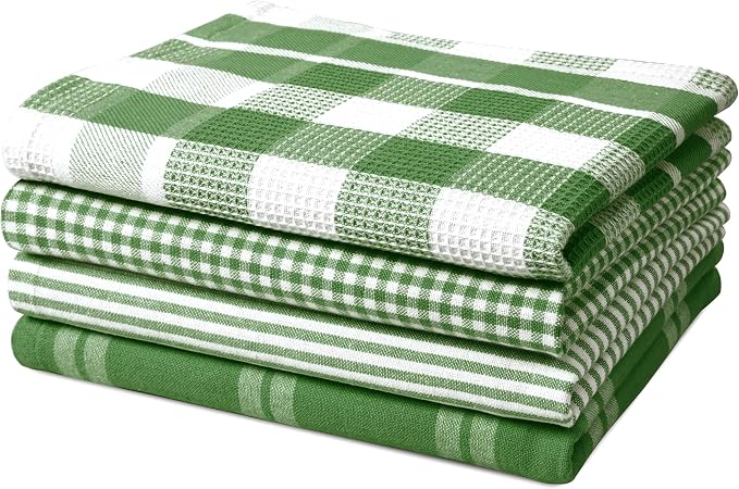LANE LINEN 100% Cotton Kitchen Dish Cloths, Ultra Soft Absorbent Quick Drying - Image 2