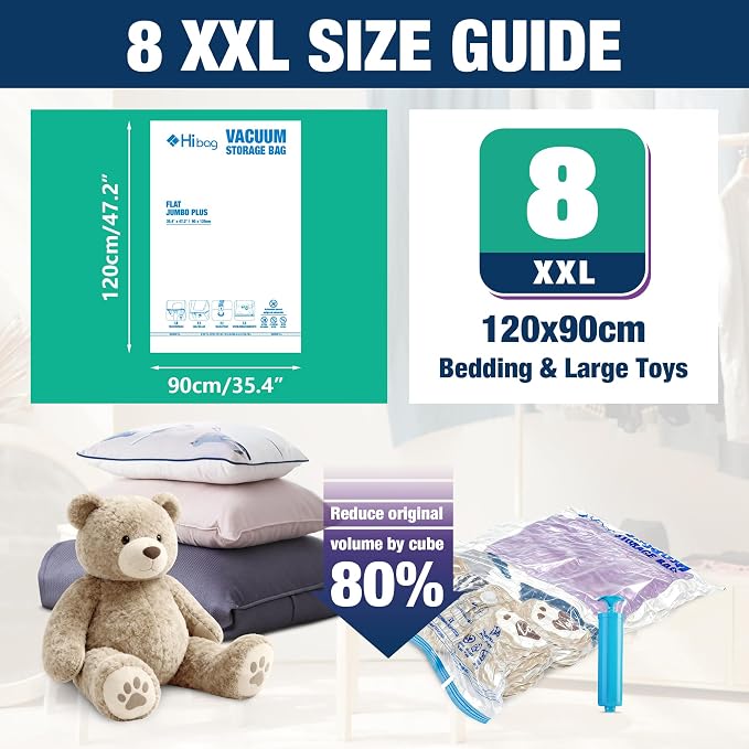 XXL Jumbo Vacuum Seal Storage Bags Extra Large - Image 2