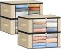 35L Closet Organizers, Foldable Under Bed Storage Containers | Storage Bags by Fabtotes