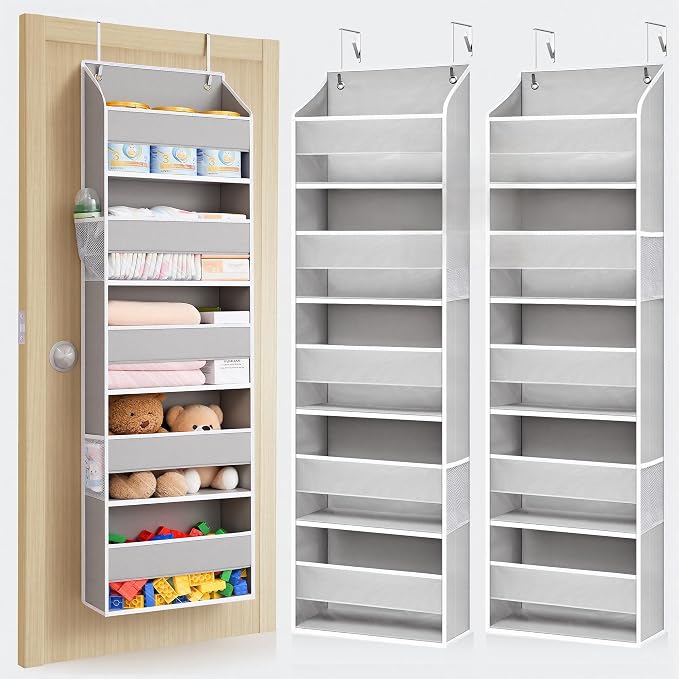 ULG 2-Pack Over-The-Door Organizer 5 Tiers, – Hanging Storage Organizer by ULG