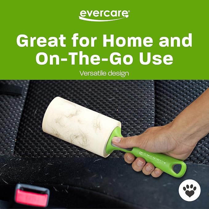 Evercare All Purpose Pet Hair Lint Roller, 100 Sheets – Reusable Sticky Roller - Image 5