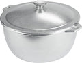 Cast Aluminum Dutch Oven Pot - Caldero/Kazan for Pilaf, Stews | Coating-Free, Even Heat & Fast Cooking Dutch Oven with Lid (13L)