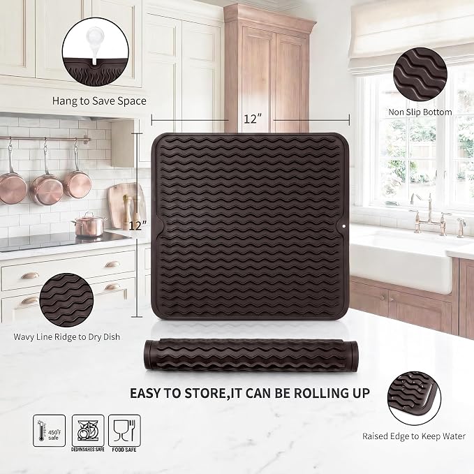 MicoYang Silicone Dish Drying Mat - Image 2