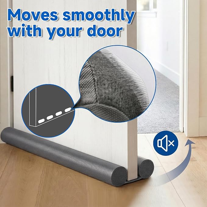 MAXTID Under Door Draft Stopper 32, 38 Inches, Sweep Insulation | Door Sweep - Image 8