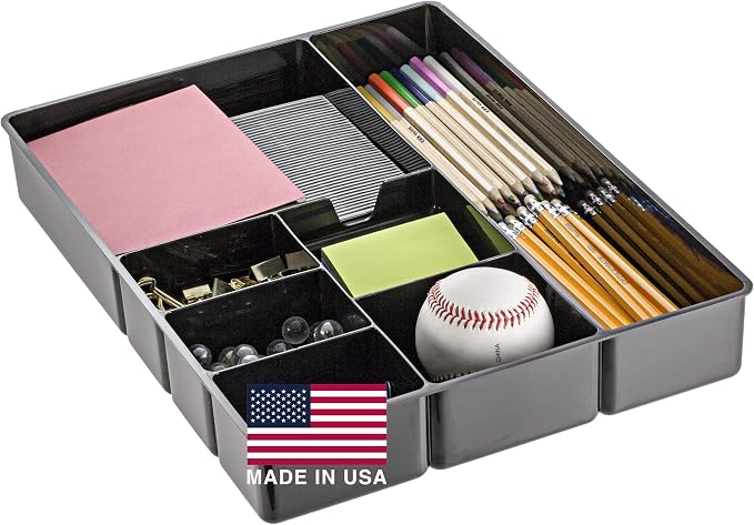 Officemate Deep Drawer Organizer Tray, 8 Compartments, 2 1/4" H x 15 1/8" W x - Image 8