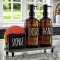 Cisily Amber Kitchen Soap Dispenser Set by CISILYHOMELIFE