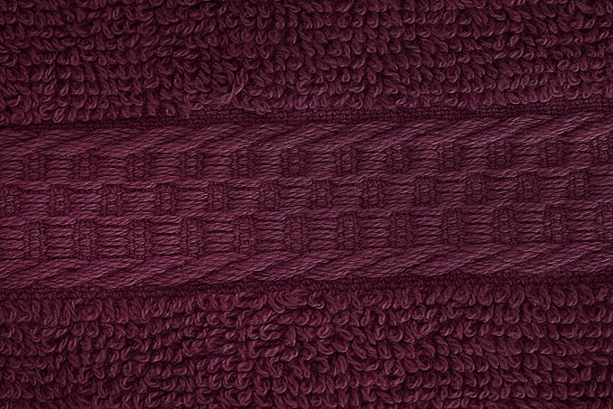 Utopia Towels 12 Pack Premium Wash Cloths, 12x12 in, 100% Cotton, Burgundy | - Image 4