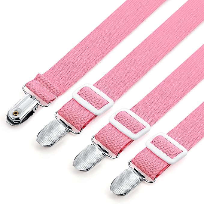 Boao 12 Pcs Bedsheet Strap Elastic Clip, 8-12 Inch Length | Sturdy Metal Clips - Image 5