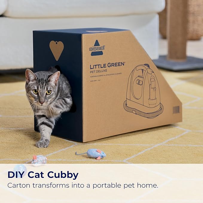 BISSELL Little Green Pet Deluxe Portable Carpet Cleaner - Image 3