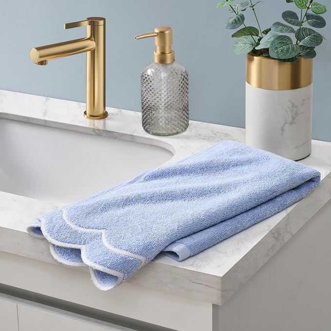 Peri Home 100% Cotton Hand Towel, 1-Pc | Bathroom, Embroidered, Soft & Absorbent by perihome