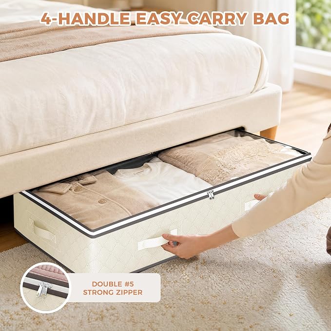 4 Pack Under Bed Storage Containers - Image 5