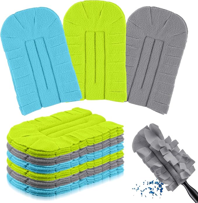 Zubebe 6 Pcs Reusable Duster Refills Fleece by Zubebe