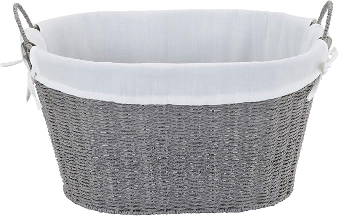 Household Essentials ML-7267 Decorative Wicker Laundry Basket - Image 5