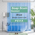 AmazerBath 72x78 Long Shower Curtain Liner, Waterproof PEVA Shower Liner by AmazerBath