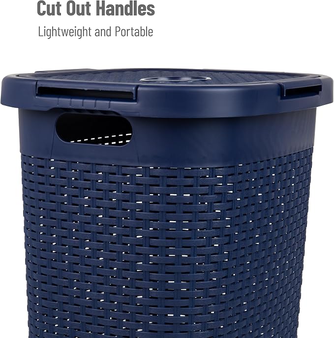 Mind Reader Slim Laundry Hamper - Image 4