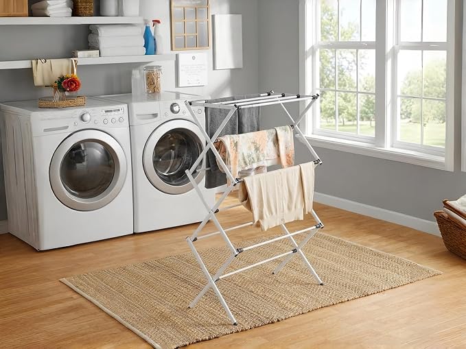 Expandable Steel Laundry Drying Rack, 7-Level Heavy Duty Clothes Drying Rack - Image 5