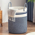 YOUDENOVA Cotton Rope Laundry Hamper Basket, 72L Blanket Basket by YOUDENOVA