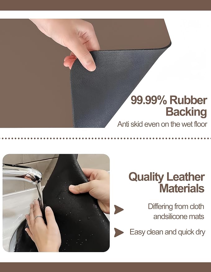 Dish Drying Mat for Kitchen Counter, Non-slip Drying Mat for Coffee Machine - Image 5