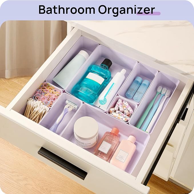 Vtopmart 25 Pack Plastic Drawer Organizers - Image 5