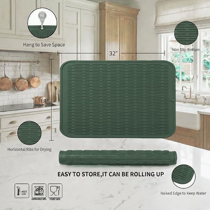 MicoYang Silicone Dish Drying Mat - Image 2