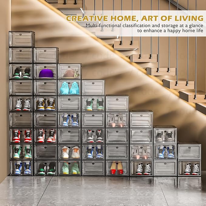 Sturdy Clear Shoe Organizer - Image 2