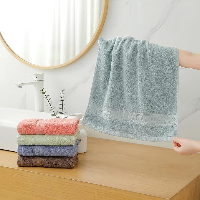 6 Pack Hand Towel Set, 16 by 28 inches, 100% Cotton Ultra Soft and Highly - Image 6