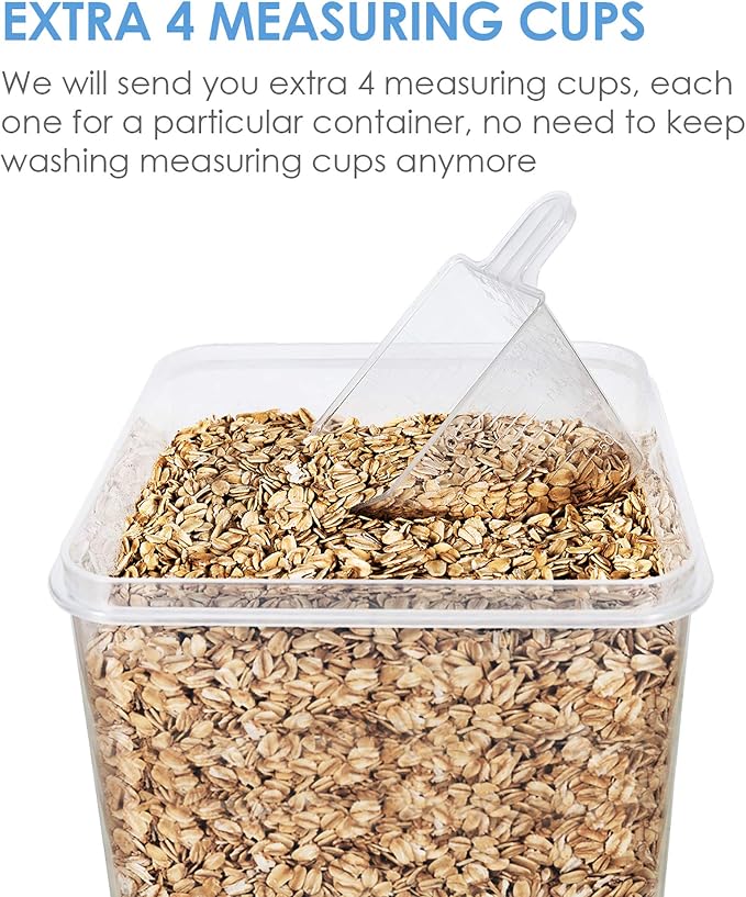 Vtopmart 2.5L / 84.5oz Food Storage Containers, BPA Free, Food Grade Material - Image 3