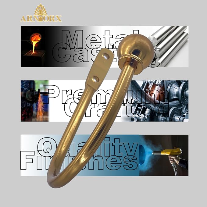 ARONRX Antique Gold Curtain Holdbacks - Image 4