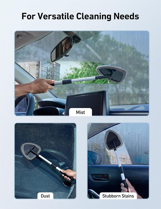 AstroAI 32" Ultra-Long Windshield Cleaner Tool & Car Interior Detailing Kit | - Image 8