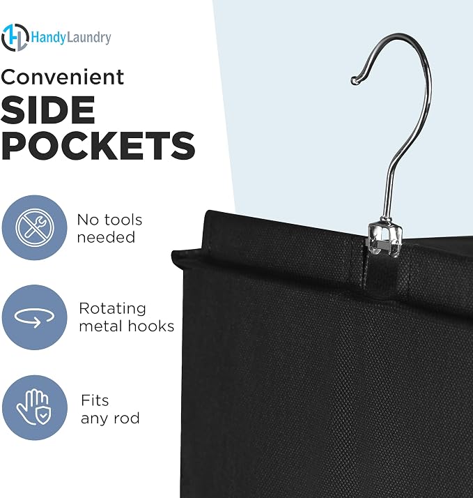 Handy Laundry Hanging Closet Organizer - Image 6