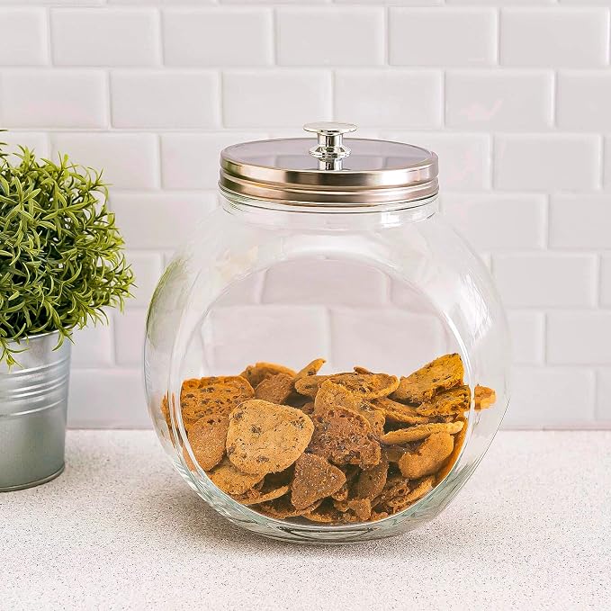 Glass Cookie Jars for Kitchen Counter 75oz Food Storage Canisters - Image 9