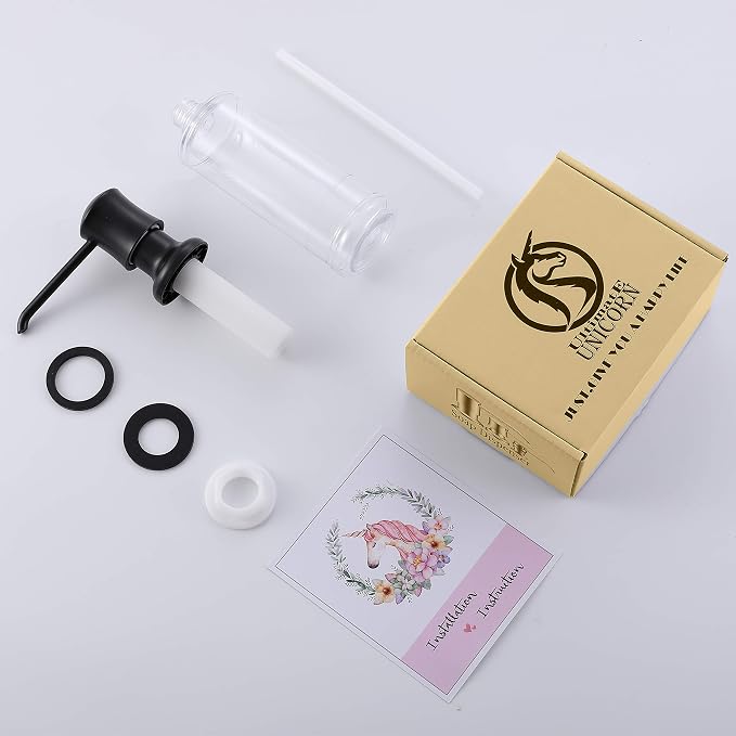 Soap Dispenser for Kitchen Sink, Built-in and Refill-from-Top Design - Image 9