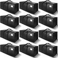 VELVETSURE 12 Pack Heavy Duty Extra Large Moving Bags W/Backpack Straps by VELVETSURE