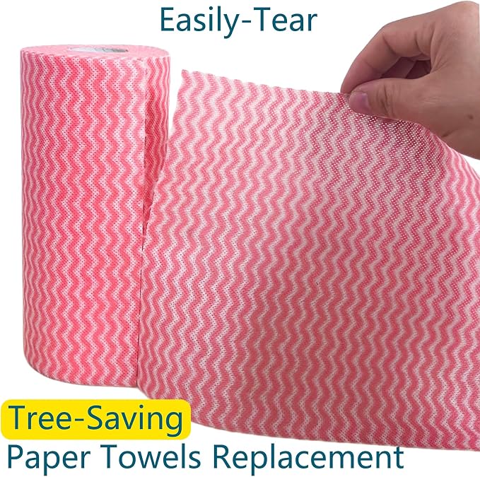 Reusable Paper Towels, 120 Full Sheets 2 Pack, Zero Waste Paperless Kitchen - Image 2