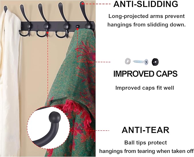 Coat Rack Wall Mounted - Image 6