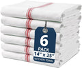 LANE LINEN Kitchen Hand Towels 100% Cotton Absorbent Lint-Free 6 Pack by LaneLinen