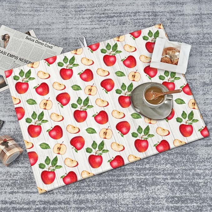 Apple Orchard Wood Grain Dish Drying Mat - Image 8