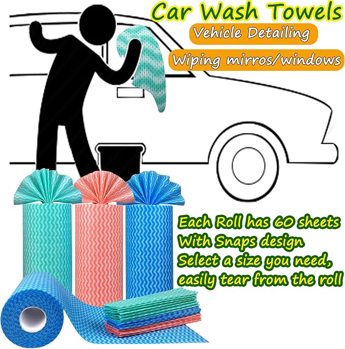 Reusable Paper Towels Washable, 60 Ct/Roll - Image 6