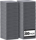 AIDEA Microfiber Cleaning Cloth Grey-200PK, Soft Absorbent Rags, Microfiber by AIDEAHOME